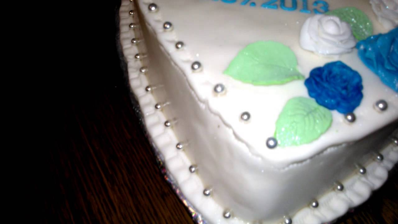 Tort na chrzciny w kształcie serca (torty) #25