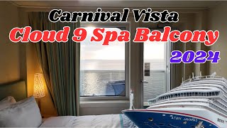 REFURBISHED: Carnival Vista Cloud 9 Spa Balcony Room Tour 14220