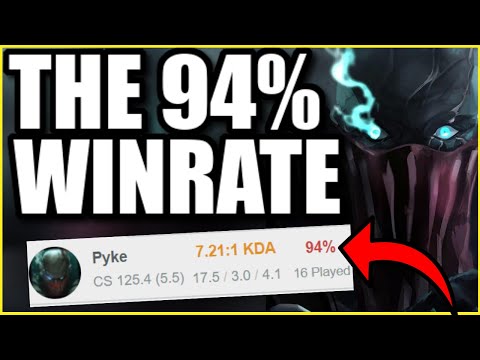 THIS IS WHY I'M THE 94% WINRATE PYKE PLAYER! (CLIMBING TO CHALLENGER)