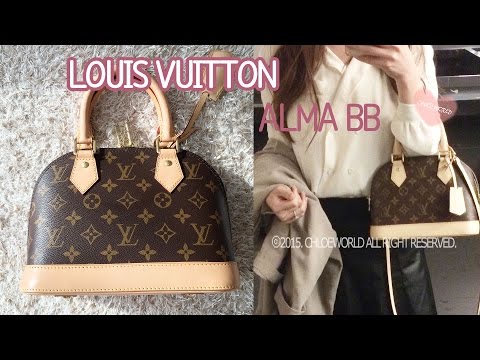 Louis Vuitton Alma BB 1 Year Review, Alma BB Monogram, Usure, Que contient l'intérieur ?