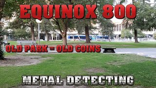 Metal Detecting: Minelab Equinox 800 - Old Park = Old Coins