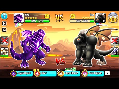 Dragon City: Godzilla Dragon | NEW League Battle 400 [MAX LEVEL] 😱