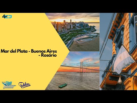 Mar del Plata - Buenos Aires - Rosário | SAZM-SABE-SAAR | F-28 | VATSIM