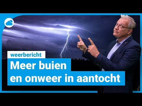 Weerbericht: komende dagen meer buien en onweer