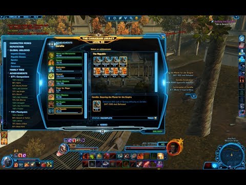 SWTOR, Corellia: Securing the Planet for the Empire, Location and route