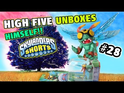 Skylanders Shorts: Episode 28 - HIGH FIVE UNBOXES HIMSELF!!! w/ REAL Surprise (It's so "EPIC")