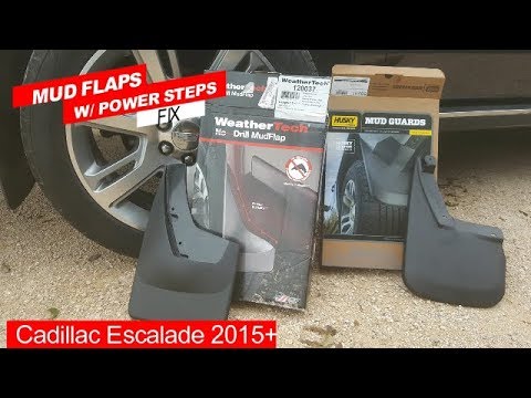 WeatherTech & Husky Solution..Want Mud Flaps with Retractable Running Boards.. Use These...