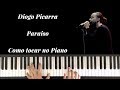 Paraíso - Diogo Piçarra - Como tocar no Piano / Acordes / Tutorial Paraíso - Diogo Piçarra - Como tocar no Piano / Acordes / Tutorial