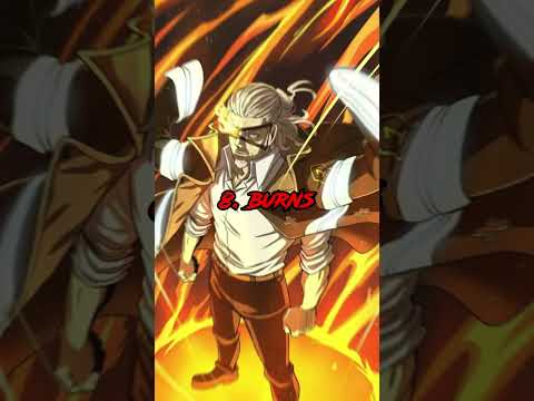 Ranking the Top 10 Strongest Characters in Fire Force #anime #shorts #fireforce  #manga