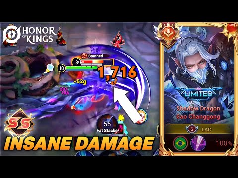 GAO CHANGGONG ONE SHOT COMBO – DELETE ENEMY INSTANTLY - HONOR OF KINGS