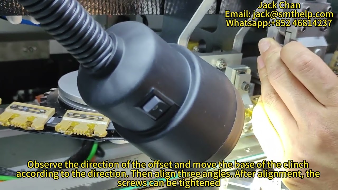 Insertion Head Jaw Guide Gap Adjustment: Stop Head Wander on THT Auto Insertion Machines