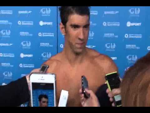 Michael Phelps 100 free prelim 2014 Pan Pacs
