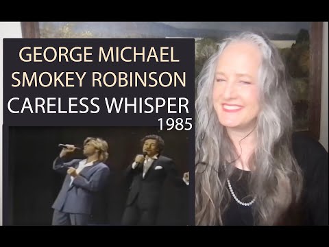 Voice Teacher Reaction to  Careless Whisper - George Michael - Smokey Robinson (LIVE)