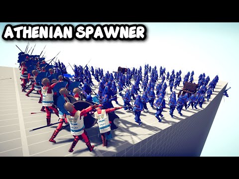 ATHENIAN SPAWNER Vs EVERY UNITS - TABS - Totally Accurate Battle Simulator