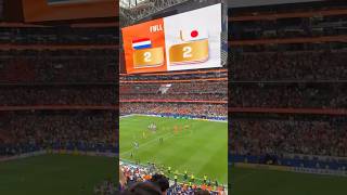 日本🇯🇵xオランダ🇳🇱。ワールドカップ初戦⚔️試合終了❗️引き分け!勝ち点1獲得‼️