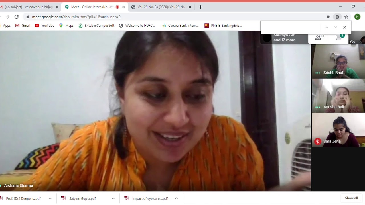 1st Online summer Internship in Clinical Psychology organized by Research Solutions Global