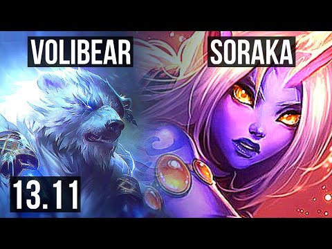VOLI vs SORAKA (TOP) | 8/2/4, Dominating | KR Master | 13.11