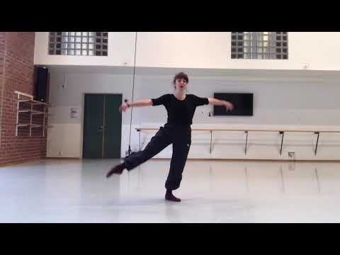 Quarantine Ballet. Jeté.piruette. Centre