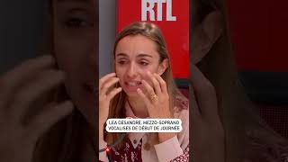 Lea Desandre, mezzo-soprano : vocalises de début de journée !