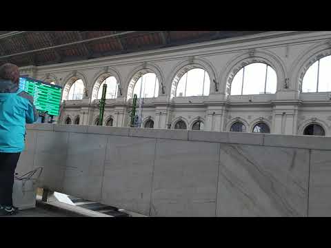 No entrance to Budapest Kelety train station (palyaudvar) without coronavirus  hand disinfection