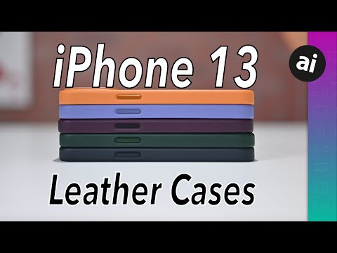 Hands On WIth EVERY Apple Leather Case for iPhone 13!
