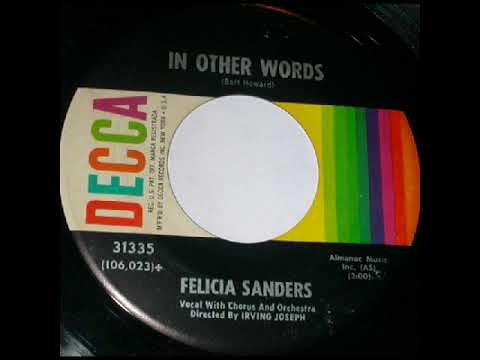 Felicia Sanders.  In other words (Fly me to the moon) (1954)