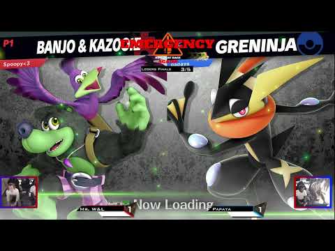 Emergency Run That Back Again! Loser's Finals Mr. Watch & Learn (Banjo) Vs Papaya (Greninja) HDR