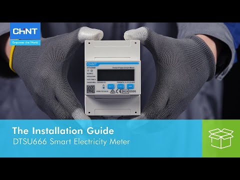 Лимитер Smart Meter трехфазный на DIN-рейку DTSU666 3×230/400V 5(80)A RS485 4P MID - фото 1 - id-p2491418276