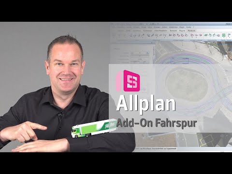 ALLPLAN Add-On Fahrspur - Vorab Version (Einblick in die Entwicklungsphase)
