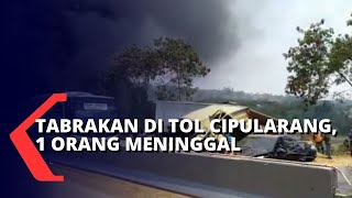 Download lagu Mobil SUV Tabrak Kontainer di Jalan Tol Cipularang, 1 Orang Meninggal mp3
