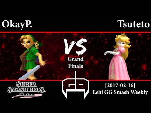 [2017-02-16] Melee - OkayP. (Y. Link, Marth, C. Falcon, Pikachu) vs Tsuteto (Peach) GF