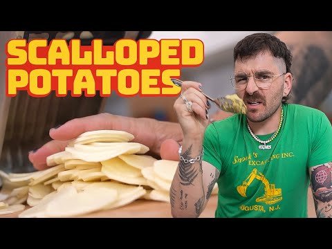 giving potatoes a bath (i made scalloped potatoes)