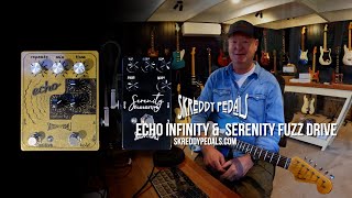 Video thumbnail for Skreddy Pedals: ECHO Infinity + SERENITY FuzzDrive. Magnatone Twilighter Stereo. Fender CS '59 Strat by Brett Kingman