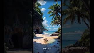 &ldquo;Secret Paradise Beach 🌴 Hidden Tropical Cave Escape 🌊✨ #Shorts&rdquo;