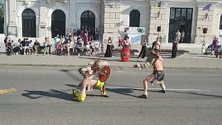 In arena intra gladiatorii Ulvas si Herculaneus
