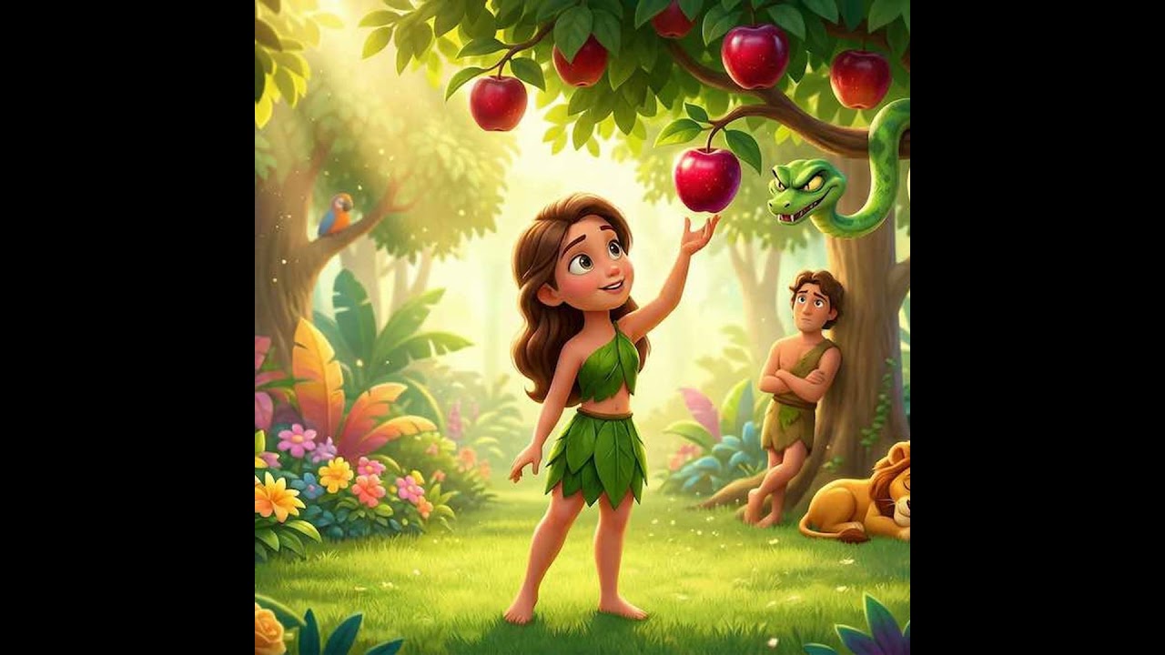 Cuento de Adán y Eva para niños