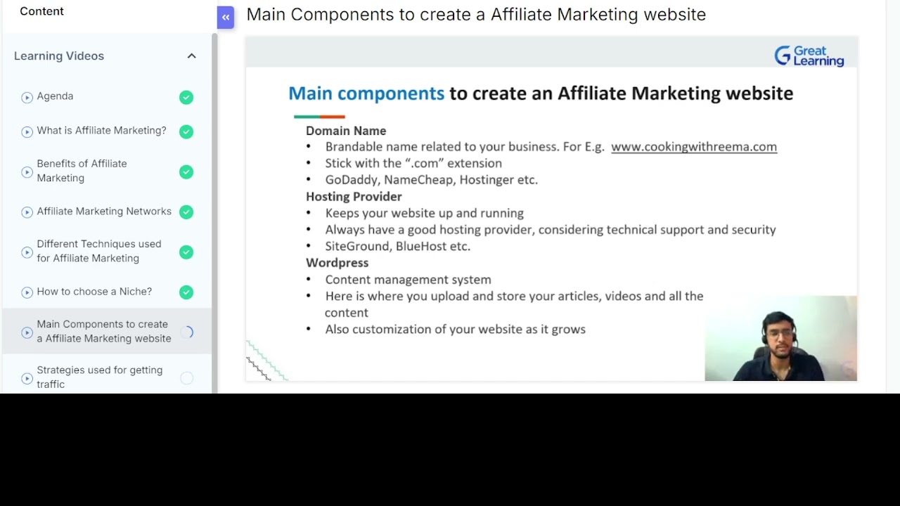 Main Components To Create an Affiliate Marketing Website