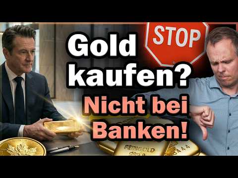 Gold kaufen: Bank oder Edelmetallhändler? Die ehrliche Fakten-Analyse