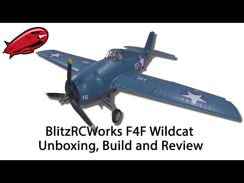 BlitzRCWorks F4F Wildcat Build and Review