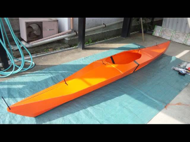 Homemade ORU KAYAK 　プラダンでカヤックを作る