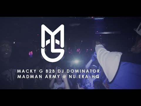 Macky Gee B2B Dominator, Thunda Banton, Style One [MadMan Army] @ NU:ERA-HQ [DNB VLOG] - MGTV