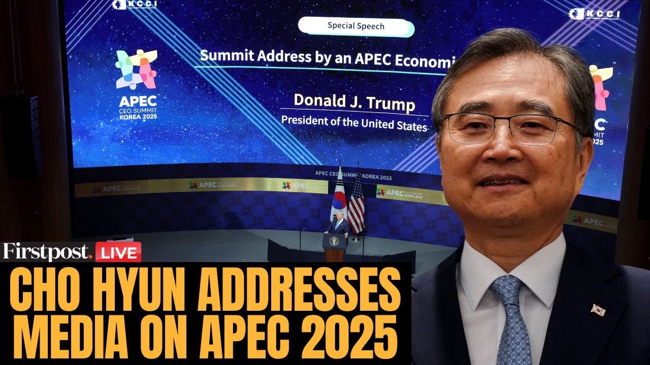 LIVE: South Korean FM Cho Hyun Addresses Media on 2025 APEC Ministerial Meeting in Gyeongju | N18G
