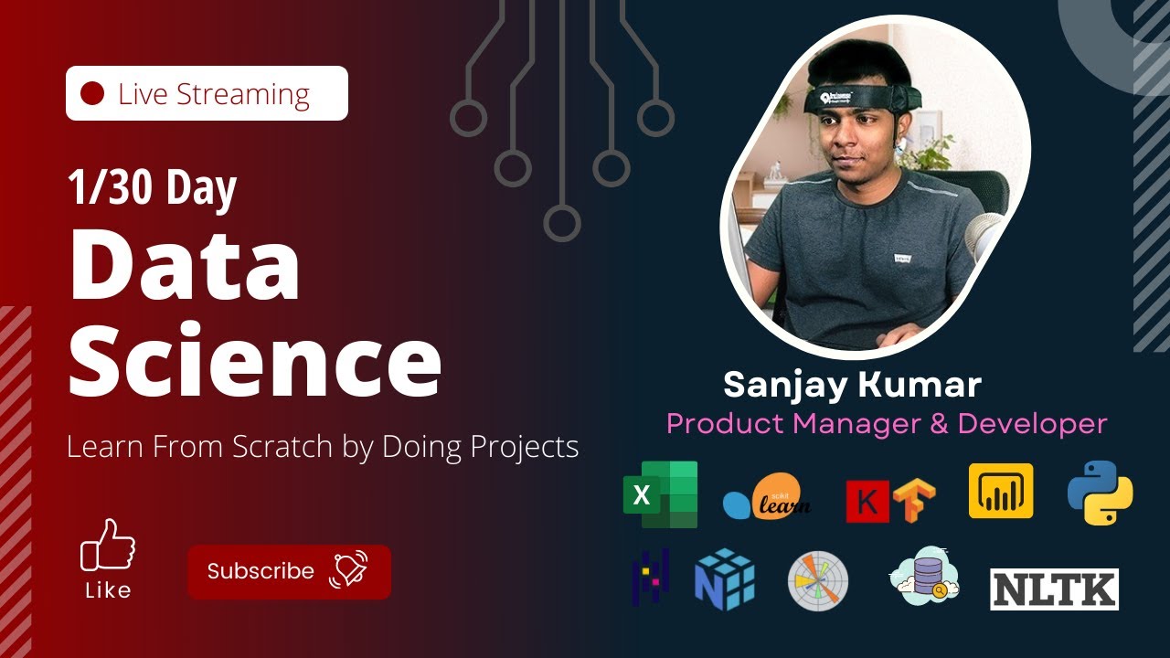 Data Science Master Class - Day 1/30