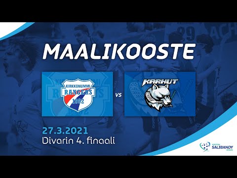 Maalikooste, 4. divarifinaali Rangers - Karhut 4 - 13