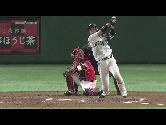 【2回裏】女房役の一撃!! ファイターズ・清水が勝ち越し2ランHR!! 2018/4/7 F-M