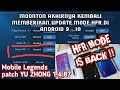 GOOD NEWS!! MOONTON UPDATE KEMBALI MODE HFR DI ANDROID 9 - 10 | Mobile Legends Bang-Bang GOOD NEWS!! MOONTON UPDATE KEMBALI MODE HFR DI ANDROID 9 - 10 | Mobile Legends Bang-Bang