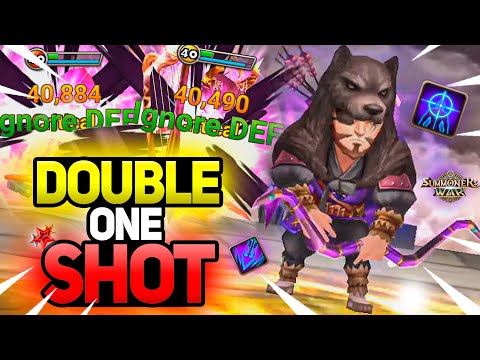 Double ONE SHOT Hanra in Summoners War