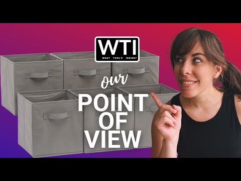 Amazon Basics Fabric Storage Cubes - WTI product video review