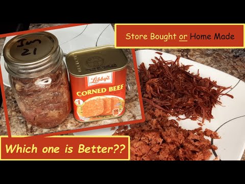COMPARING STORE BOUGHT TO HOME MADE CORNED BEEF