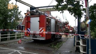 Veel stormschade in de regio